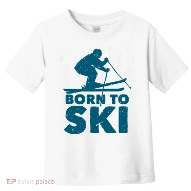 Born To Ski Toddler T-Shirt