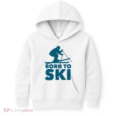 Born To Ski Kids Hoodie