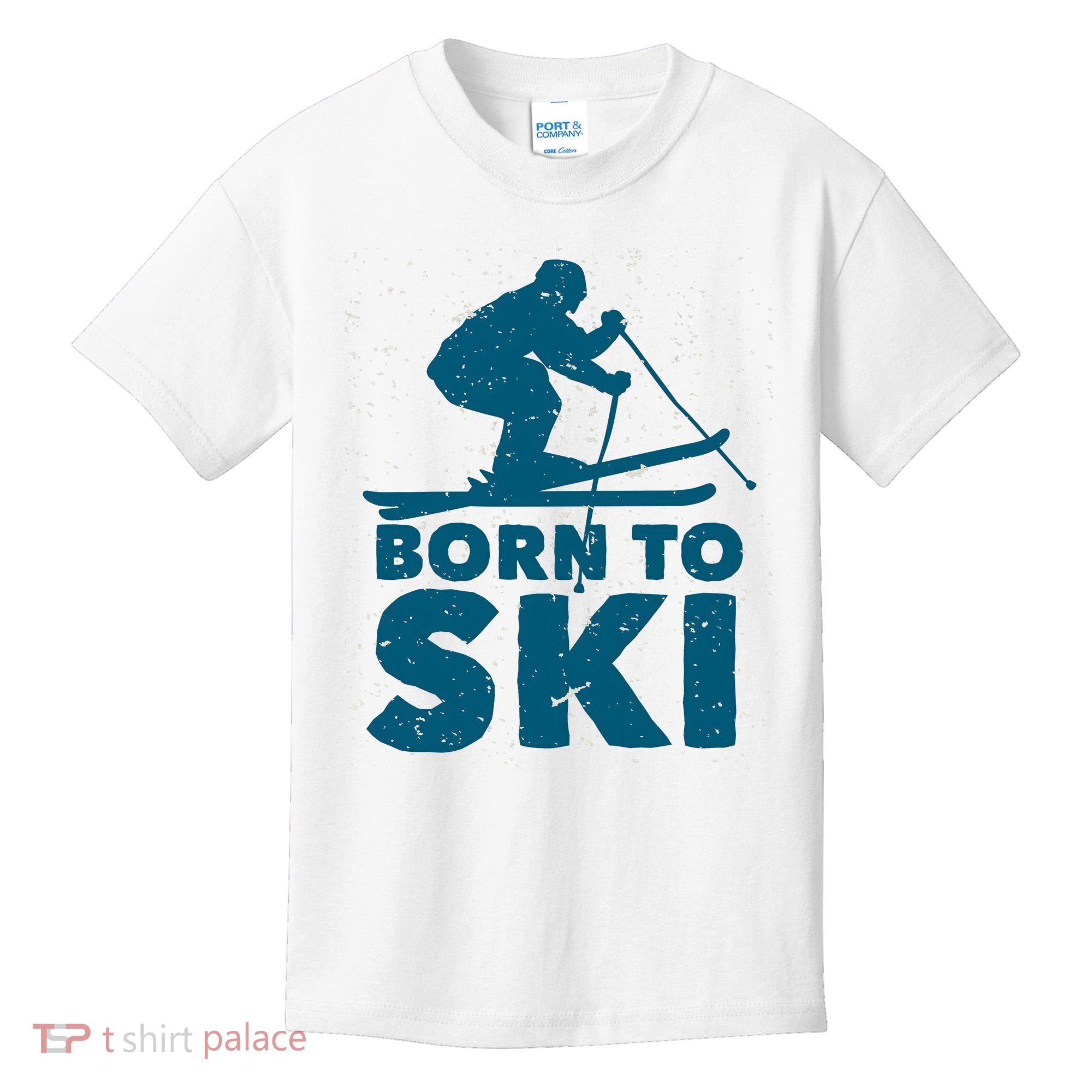 Born To Ski Kids T-Shirt
