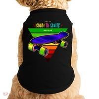 Born To Skate Ride To Live Doggie Tank thumb 0