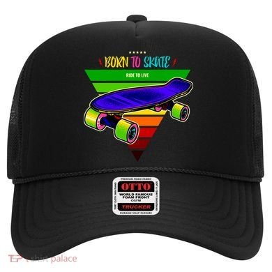 Born To Skate Ride To Live Hat