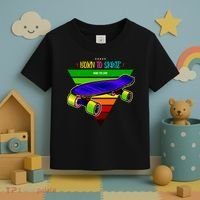 Born To Skate Ride To Live Toddler T-Shirt thumb 3