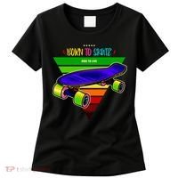 Born To Skate Ride To Live Women's T-Shirt thumb 0