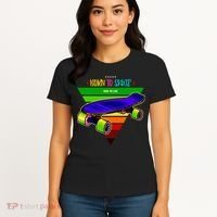 Born To Skate Ride To Live Women's T-Shirt thumb 4