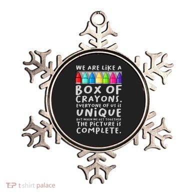 Back To School Teacher We Are Like A Box Of Crayons Ornament