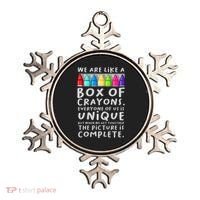 Back To School Teacher We Are Like A Box Of Crayons Ornament thumb 0