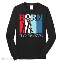 Born To Serve & Jesus Cross & Walk by Faith Christian Long Sleeve Shirt thumb 0