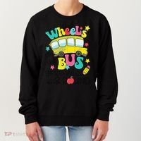 Back To School Funny The WHEELS On The BUS Women's Sweatshirt thumb 0