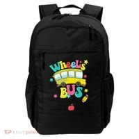 Back To School Funny The WHEELS On The BUS Backpack thumb 0