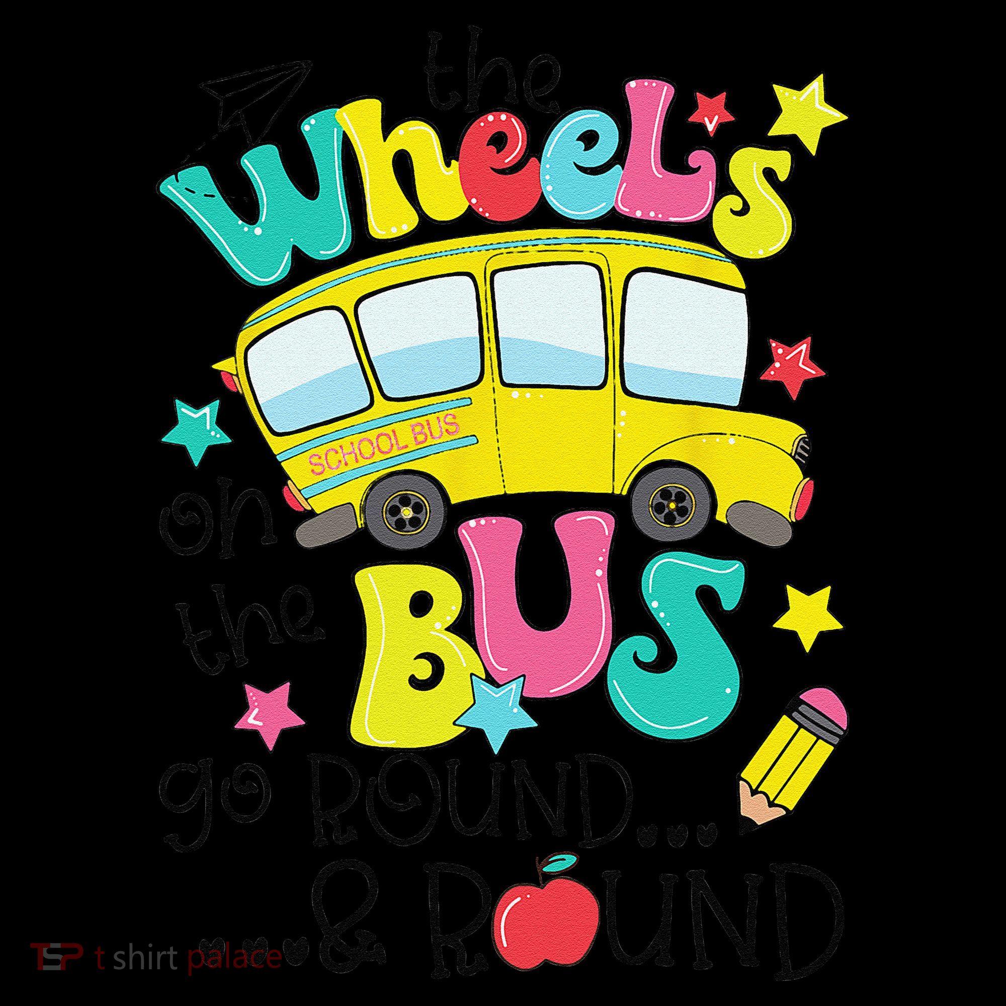 Back To School Funny The WHEELS On The BUS Women's Hoodie