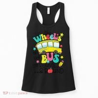 Back To School Funny The WHEELS On The BUS Women's Tank Top thumb 0