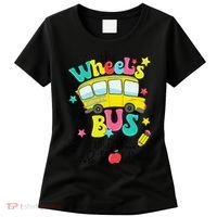 Back To School Funny The WHEELS On The BUS Women's T-Shirt thumb 0