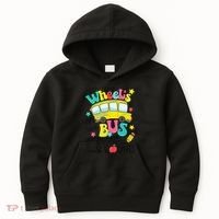 Back To School Funny The WHEELS On The BUS Kids Hoodie thumb 0