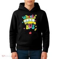 Back To School Funny The WHEELS On The BUS Kids Hoodie thumb 4