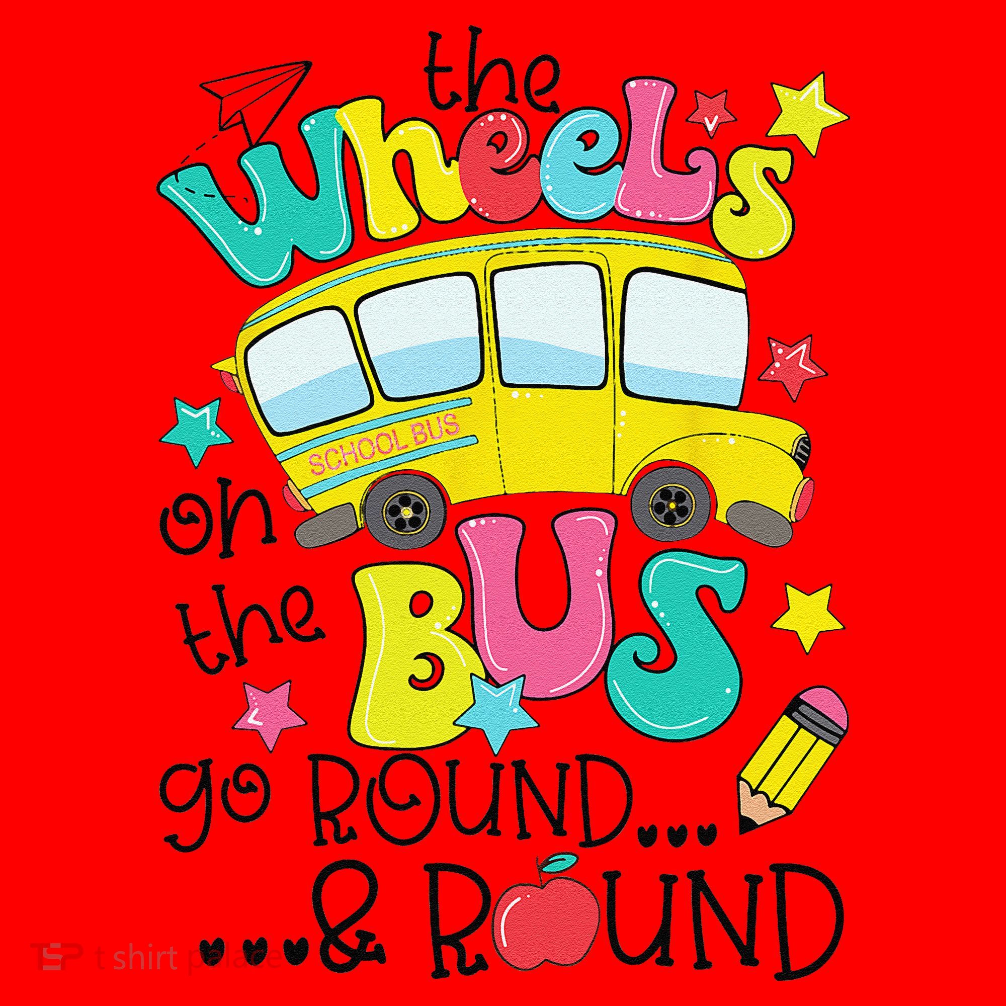 Back To School Funny The WHEELS On The BUS Santa Hat