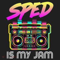 Back To School Retro Sped Is My Jam 80s Teacher Boombox Women's Sweatshirt thumb 2