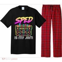 Back To School Retro Sped Is My Jam 80s Teacher Boombox Pajama Set thumb 0
