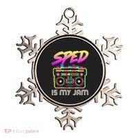 Back To School Retro Sped Is My Jam 80s Teacher Boombox Ornament thumb 0