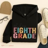 Back To School Students Teacher Oh Hey 8th Eighth Grade Hoodie thumb 4