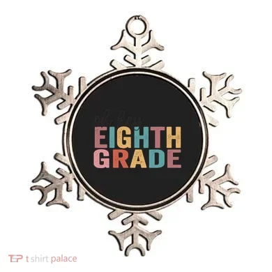 Back To School Students Teacher Oh Hey 8th Eighth Grade Ornament