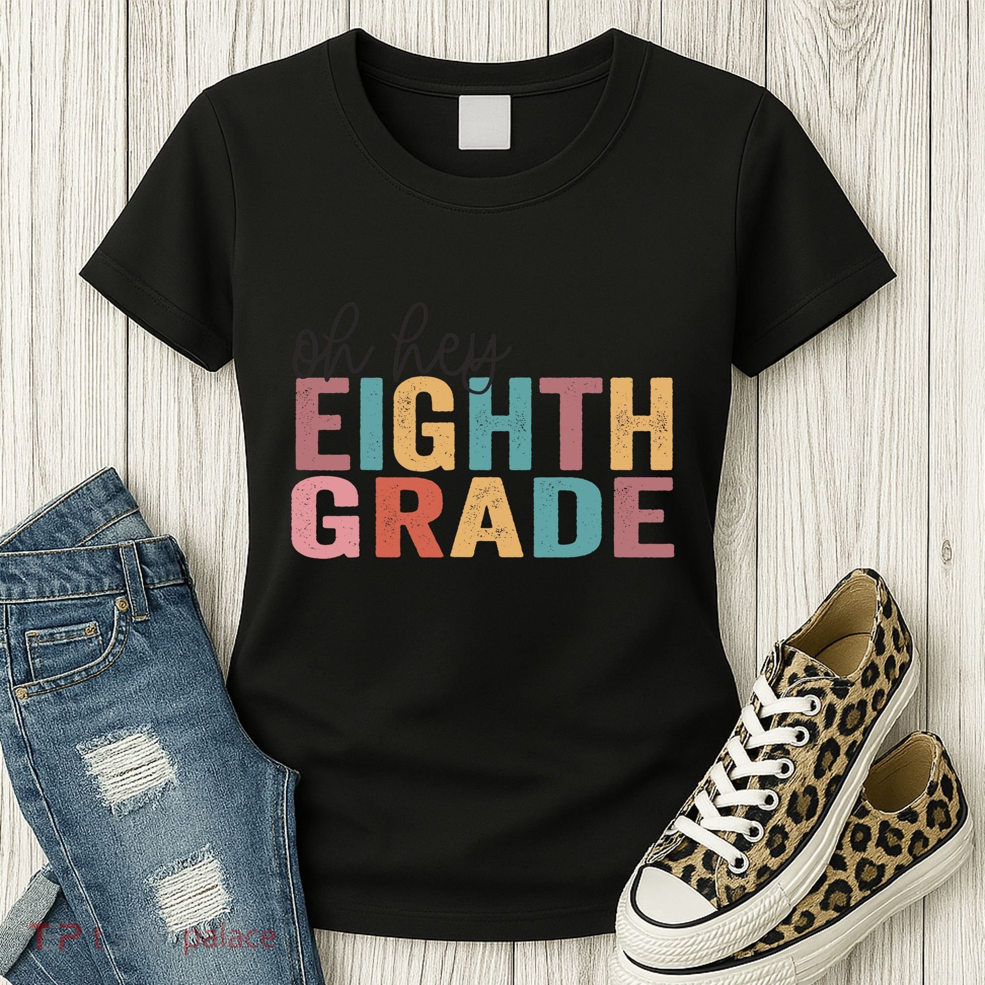 Back To School Students Teacher Oh Hey 8th Eighth Grade Women's T-Shirt