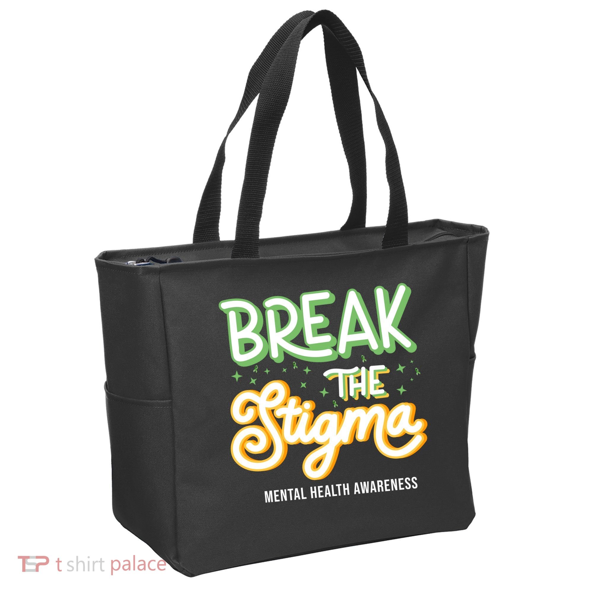 Break The Stigma Mental Health Awareness Tote Bag