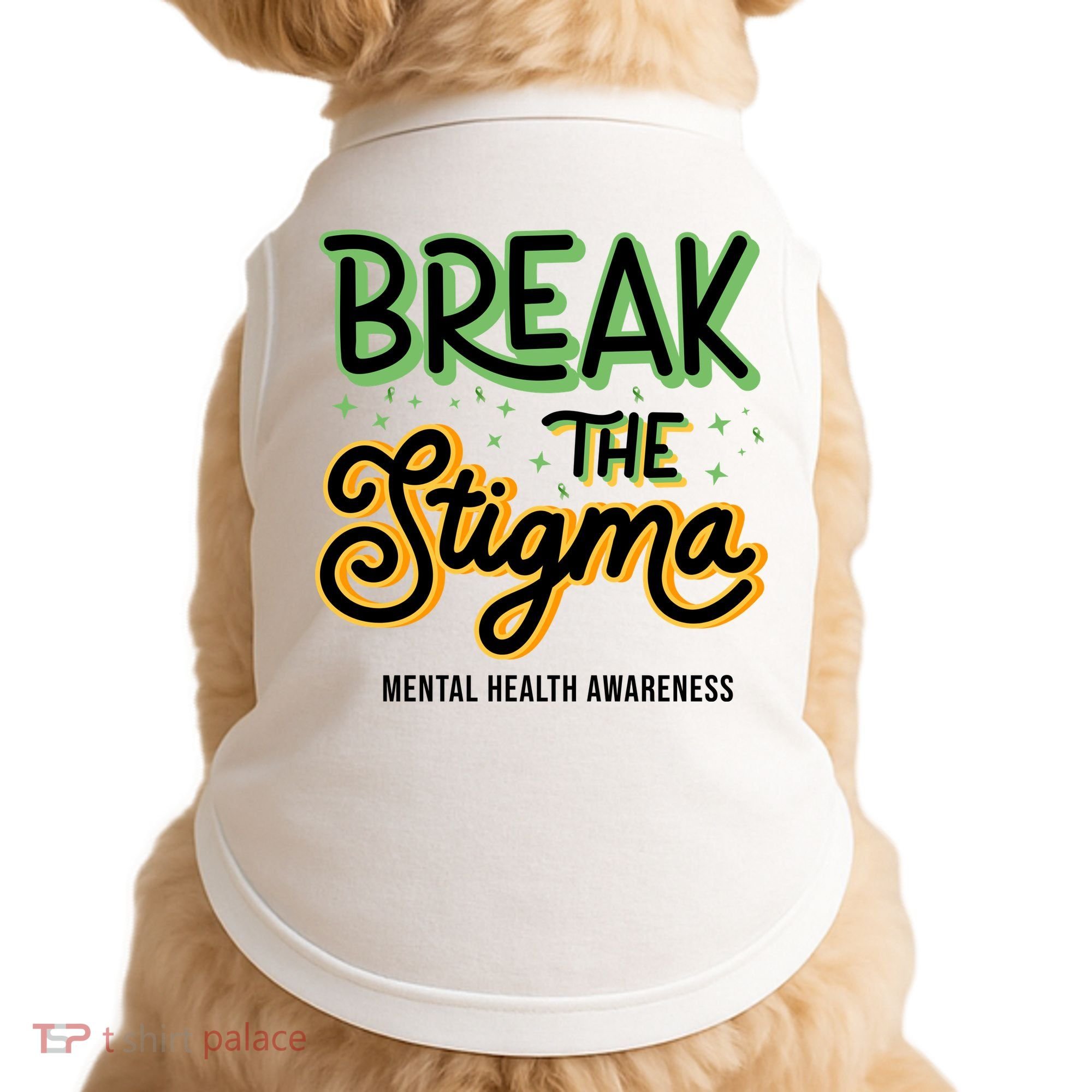 Break The Stigma Mental Health Awareness Doggie Tank