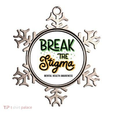 Break The Stigma Mental Health Awareness Ornament