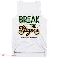 Break The Stigma Mental Health Awareness Tank Top thumb 0