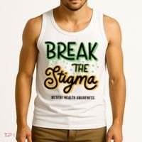 Break The Stigma Mental Health Awareness Tank Top thumb 3