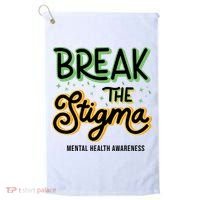 Break The Stigma Mental Health Awareness Golf Towel thumb 0
