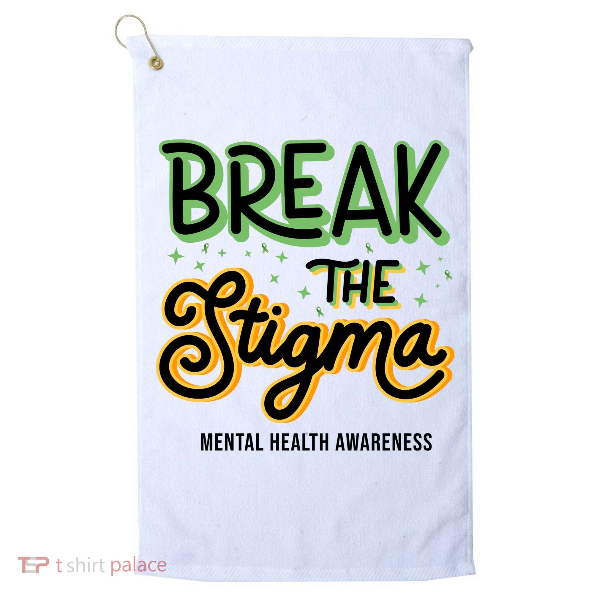 Break The Stigma Mental Health Awareness Golf Towel