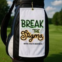 Break The Stigma Mental Health Awareness Golf Towel thumb 2