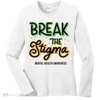 Break The Stigma Mental Health Awareness Women's Long Sleeve Shirt thumb 0