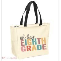 Back To School Students Teacher Oh Hey 8th Eighth Grade Tote Bag thumb 2