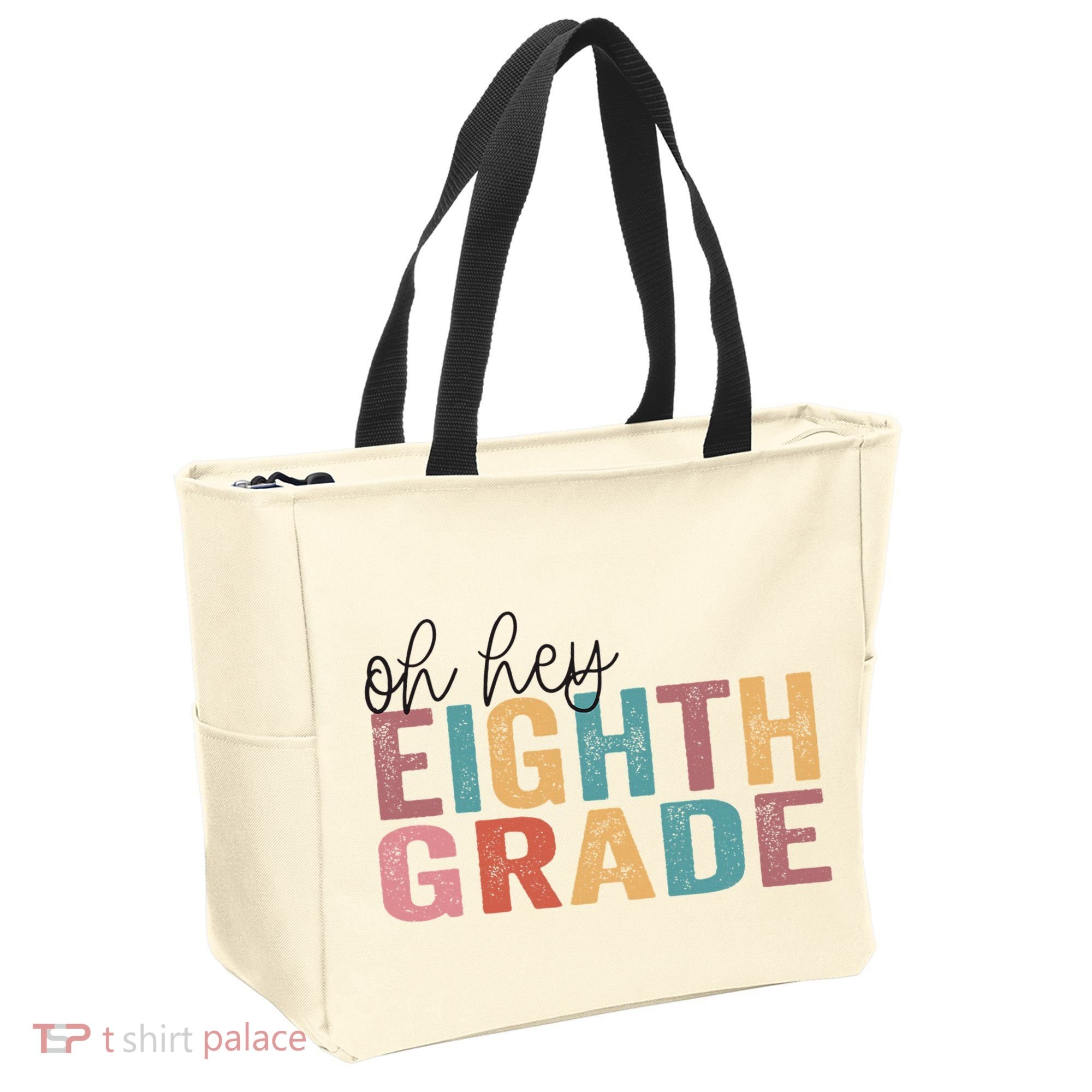 Back To School Students Teacher Oh Hey 8th Eighth Grade Tote Bag