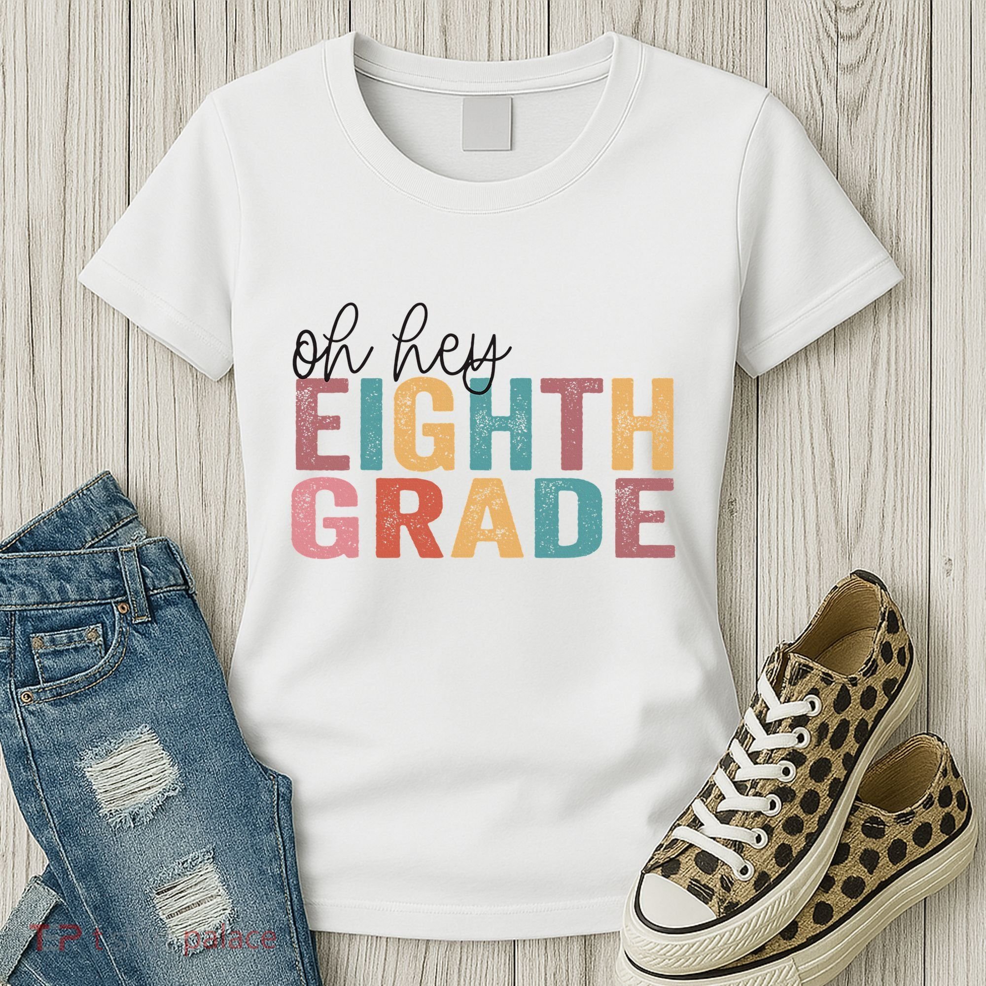 Back To School Students Teacher Oh Hey 8th Eighth Grade Women's T-Shirt