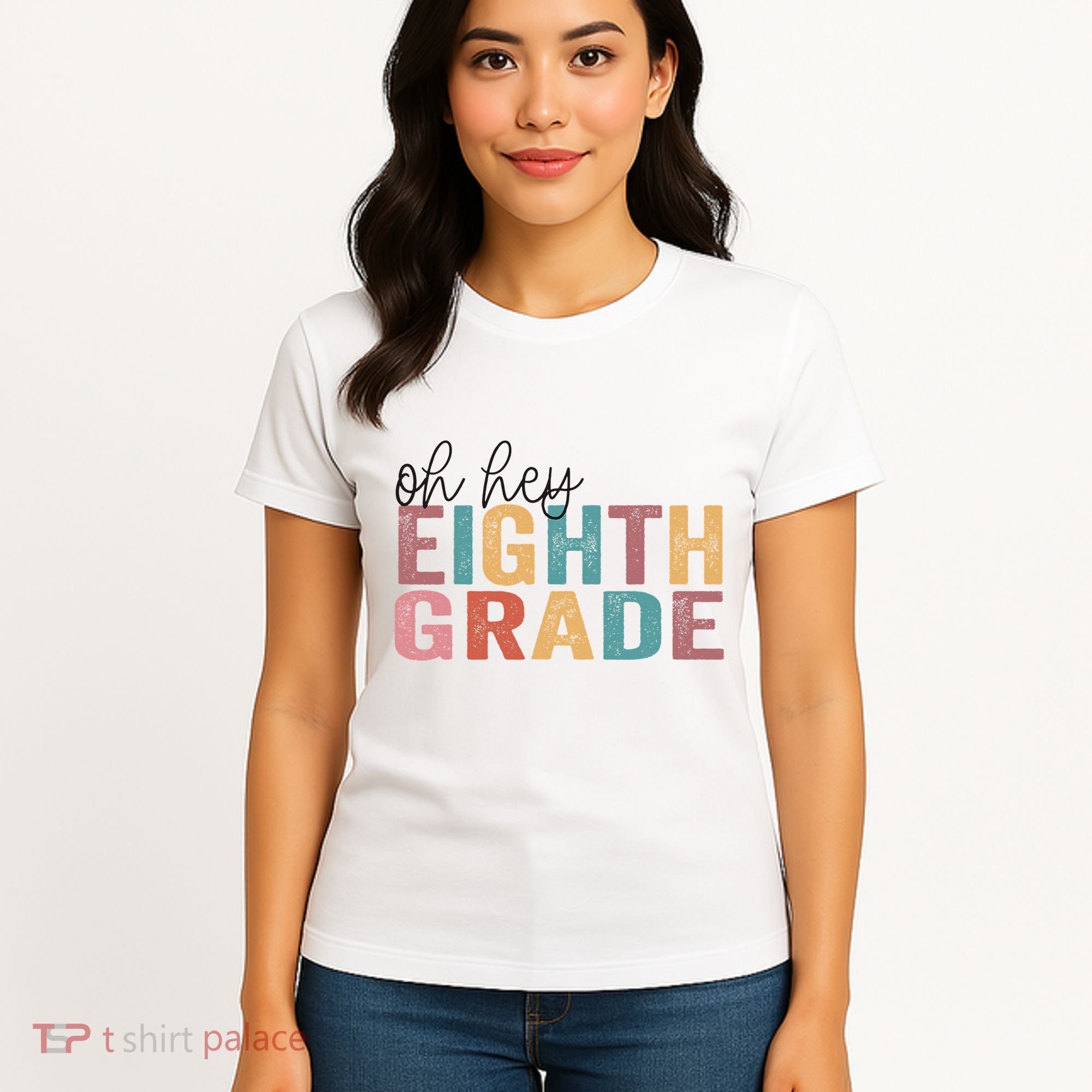 Back To School Students Teacher Oh Hey 8th Eighth Grade Women's T-Shirt