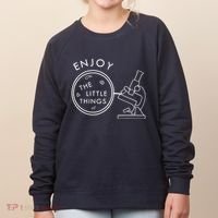 Biology Teacher Student Microscope Gift Biology Women's Sweatshirt thumb 0