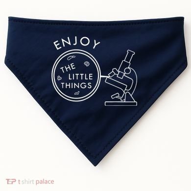 Biology Teacher Student Microscope Gift Biology USA-Made Doggie Bandana