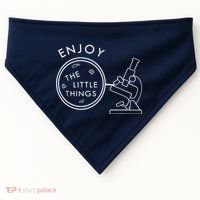 Biology Teacher Student Microscope Gift Biology USA-Made Doggie Bandana thumb 0