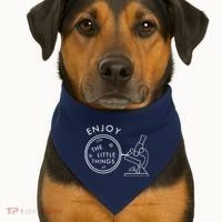 Biology Teacher Student Microscope Gift Biology USA-Made Doggie Bandana thumb 1