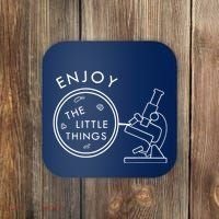 Biology Teacher Student Microscope Gift Biology Coaster thumb 0