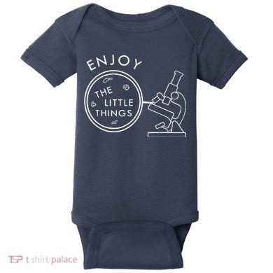 Biology Teacher Student Microscope Gift Biology Baby Bodysuit