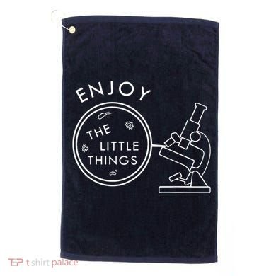 Biology Teacher Student Microscope Gift Biology Golf Towel