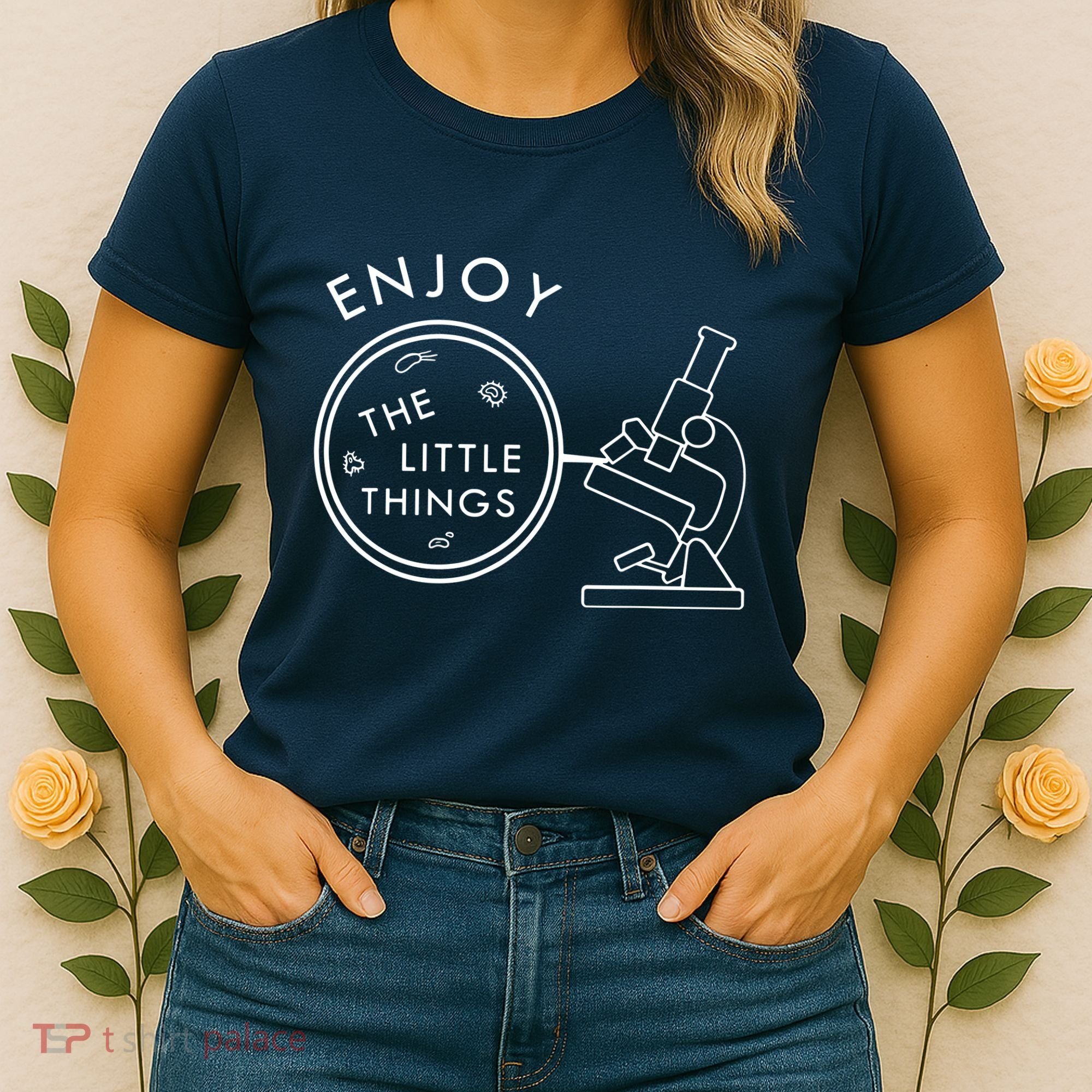 Biology Teacher Student Microscope Gift Biology Women's T-Shirt