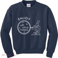 Biology Teacher Student Microscope Gift Biology Kids Sweatshirt thumb 0