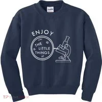 Biology Teacher Student Microscope Gift Biology Kids Sweatshirt thumb 0