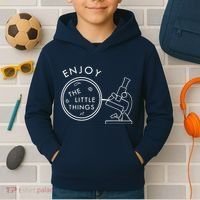 Biology Teacher Student Microscope Gift Biology Kids Hoodie thumb 2