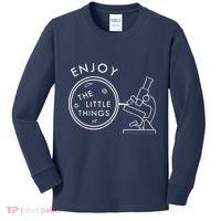 Biology Teacher Student Microscope Gift Biology Kids Long Sleeve Shirt thumb 0